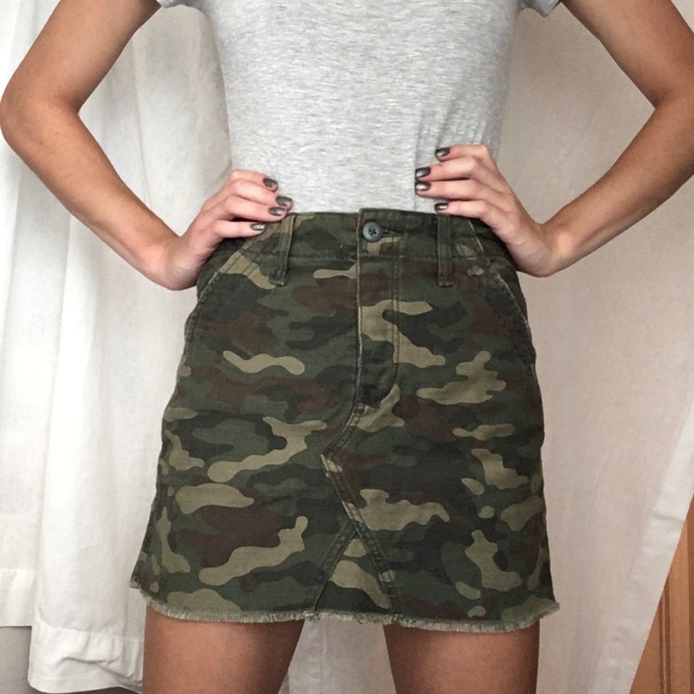 Camo Mini Skirt